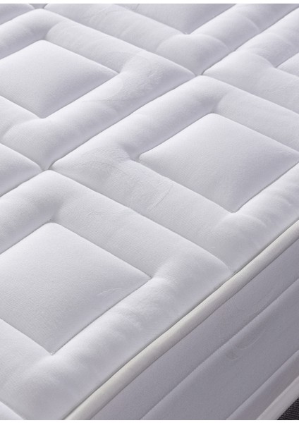 Jönköpings Organik Pamuk Kasetleri ve Proflex Yay Sistemli Çift Kişilik Yatak 200X200 cm modelleri