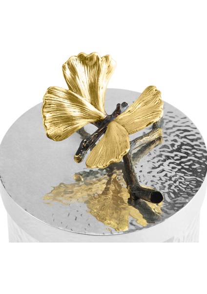 Butterfly Gingko Cam Kavanoz M