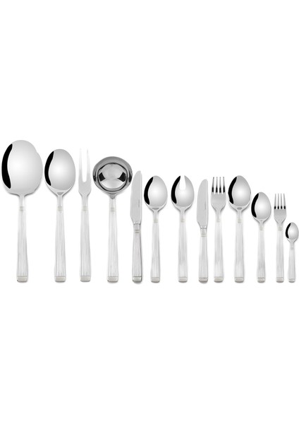 Gustoso Silver 90 Parça Çatal Kaşık Bıçak Seti