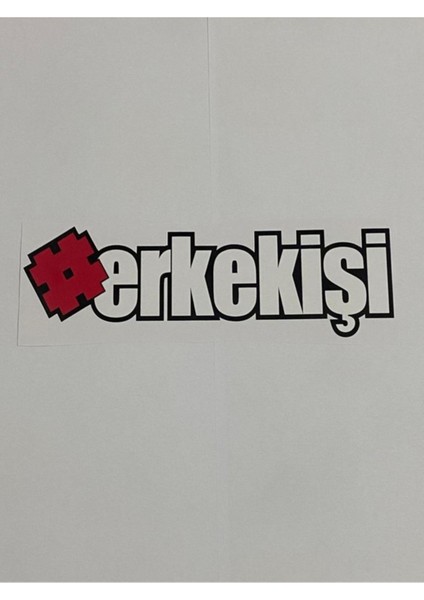 Erkek Işi Sticker 18 x 6 Bagaj/arka Cam/kelebek Cam Stickeri