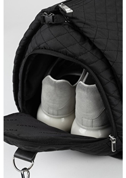 Unisex Siyah Özel Takım Elbise ve Ayakkabı Bölmeli Spor Seyahat Çantası El Valizi modelleri