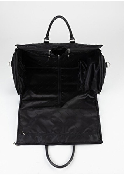 Unisex Siyah Özel Takım Elbise ve Ayakkabı Bölmeli Spor Seyahat Çantası El Valizi fırsatları