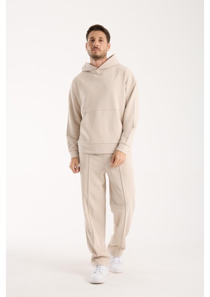 %100 Pamuk Premium Kalite Oversize Kapüşonlu Sweatshirt - Kanguru Cepli Hoodie indirimleri