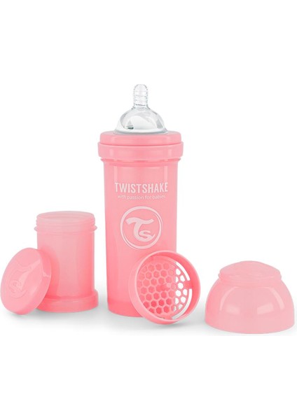 Pembe 2+ Ay Anti-Kolik Bebek Biberonu 260 ml