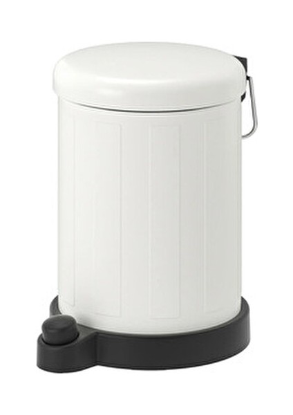 2'li Beyaz Banyo Seti - Çöp Kutusu (Çelik) 4 Litre / Tuvalet Fırçası (Çelik) 48 cm - Beyaz fiyatları