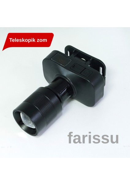 Gold Kama GK700SM LED Kafa Feneri – 30W Zoomlu, Şarjlı, Uzun Çalışma Süreli modelleri