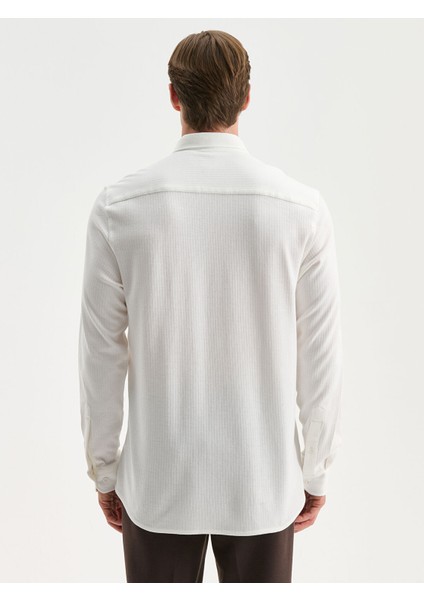 Yeni Sezon Slim Fit Uzun Kollu Erkek Gömlek fırsatları