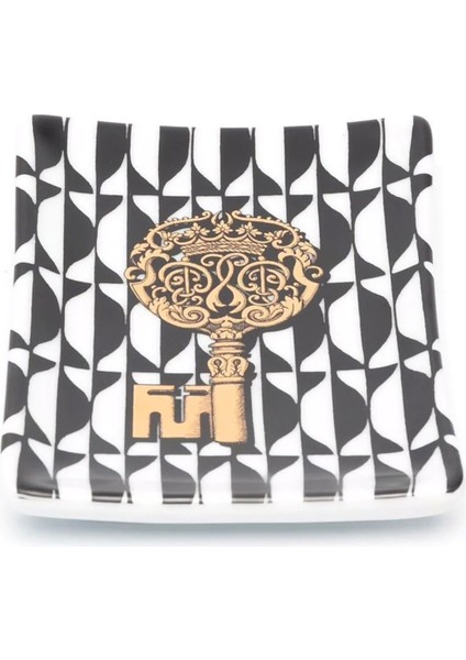 Chiavi And Losanghe Siyah Porselen Kül Tablası fiyatları