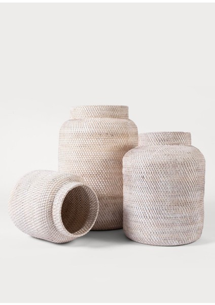 Calme Küp 3'lü Dekoratif Vazo Seti fiyatları