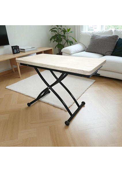 Mini Juppo Üst Tabla Mdf Traverten Oval Köşe Alt Ayak Metal Dışa Veya Içe Kıvrım indirimleri