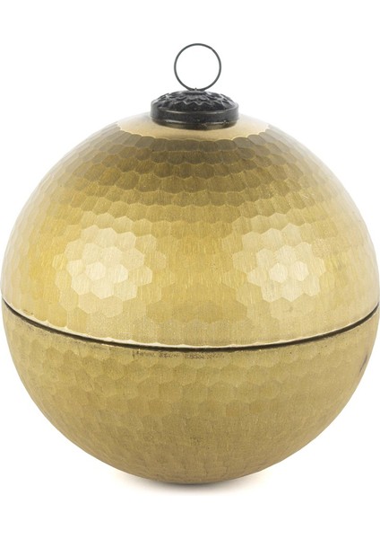 Green Gold Kapaklı Cam Bergamot Mum 19 cm