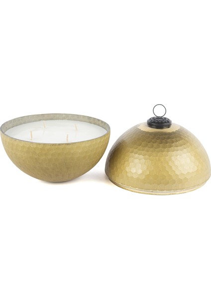 Green Gold Kapaklı Cam Bergamot Mum 19 cm fiyatları