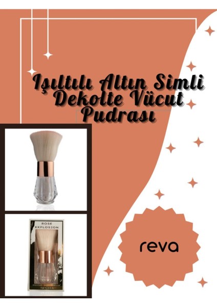 Işıltılı Rose Simli Dekolte Vücut Pudrası - Rose Explosion For Decolette - Vegan & Temiz Içerik