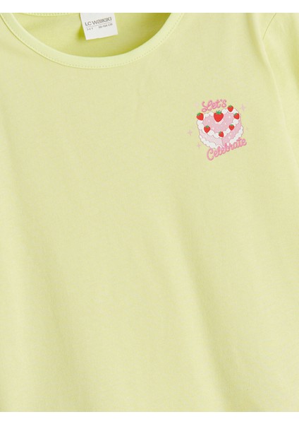 Yeni Sezon Bisiklet Yaka Kız Çocuk Pijama Takımı modelleri