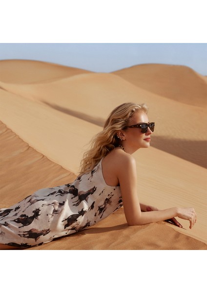 Burcu Esmersoy x Hermossa Hm 1584 C 4 Füme Asetat Kadın Güneş Gözlüğü modelleri