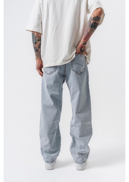 Erkek Parça Detaylı Baggy Jean A.mavi fırsatları