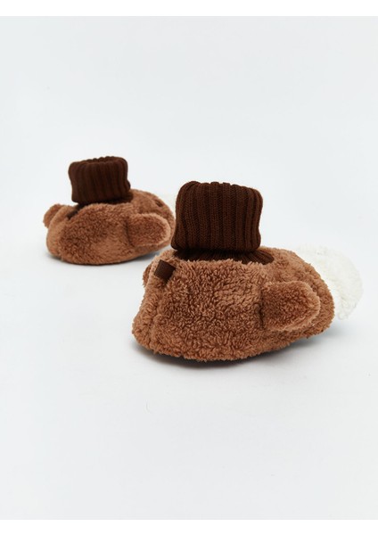 Yeni Sezon Hayvan Nakışlı Pelüş Erkek Bebek Ev Botu Panduf indirimleri