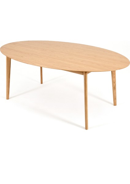 Henlow Natürel Meşe Oval Yemek Masası fiyatları