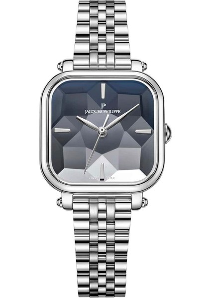 JPQLS801326 Metalik Gri Çelik Kadın Kol Saati