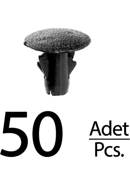 Toyota Rav4 Runner Için Arka Çamurluk Klips- 50 Adet