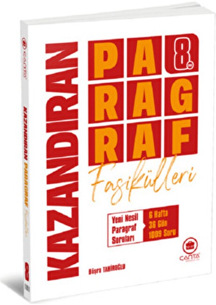 8. Sınıf Kazandıran Paragraf Fasikülleri / Büşra Tahiroğlu / Çanta Yayınları / 9786256137301