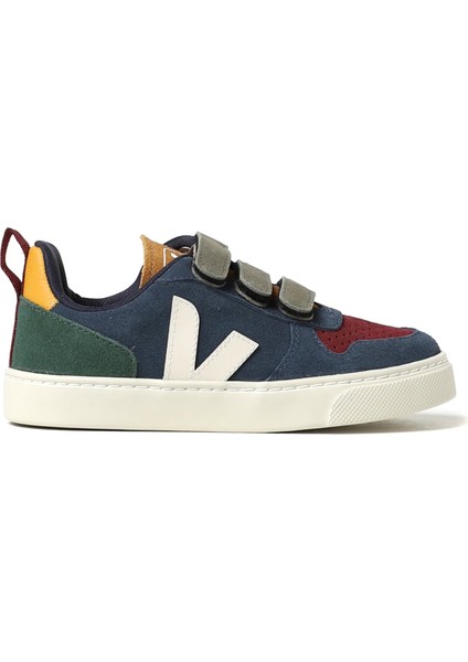 V 10 Colorblocked Unisex Çocuk Deri Sneaker