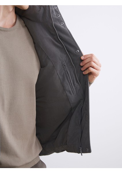 Yeni Sezon Standart Kalıp Dik Yaka Kadife Erkek Yelek modelleri