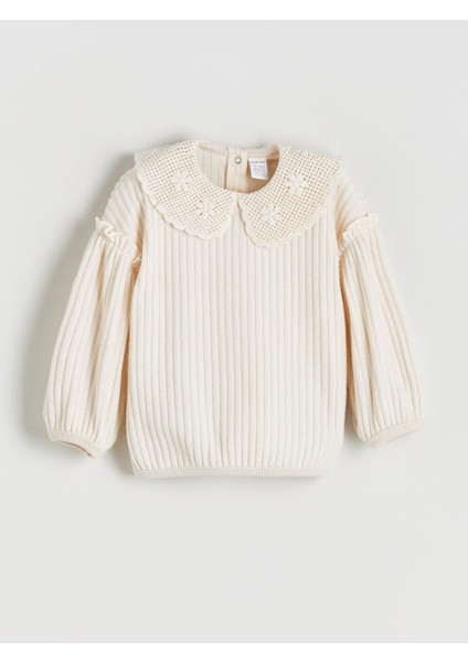 Yeni Sezon Bebe Yaka Kız Bebek Sweatshirt ve Tayt Pantolon 2'li fiyatları