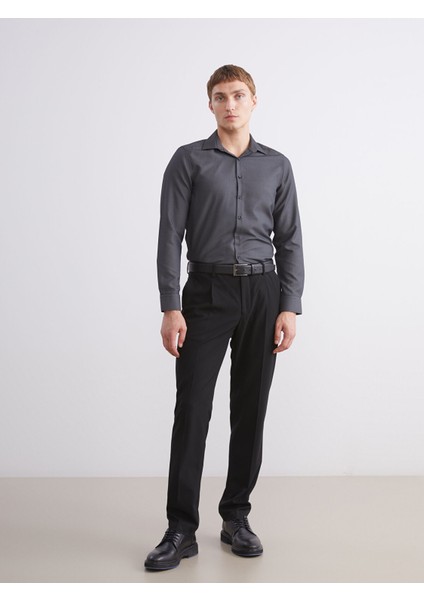 Yeni Sezon Slim Fit Uzun Kollu Armürlü Erkek Gömlek fiyatları