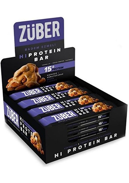 Badem Ezmeli Yüksek Protein Bar 12 x 45 gr modelleri