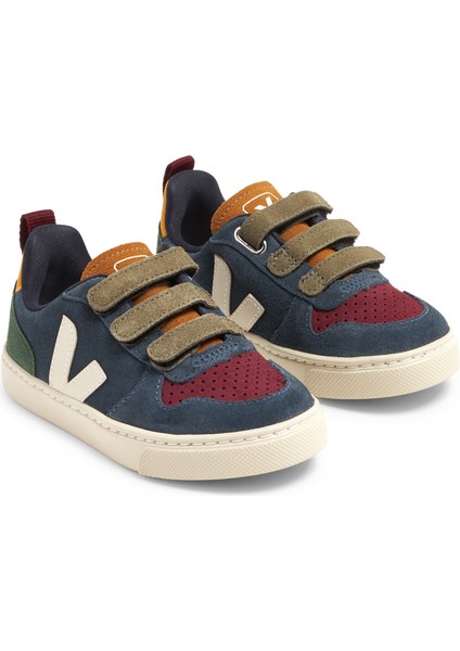 V 10 Colorblocked Unisex Çocuk Deri Sneaker modelleri