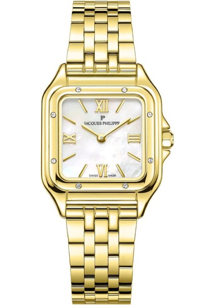 JPQLS762384 Altın Rengi Çelik Kadın Kol Saati