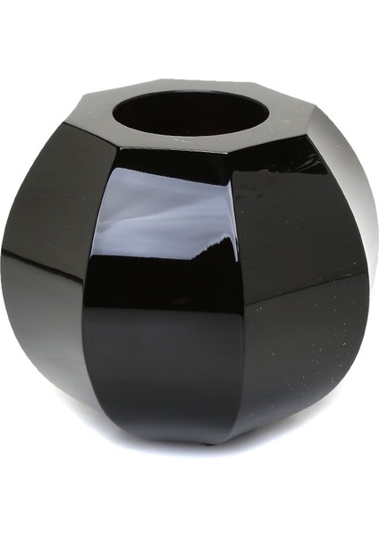 Mor Geometrik Formlu Kristal Vazo