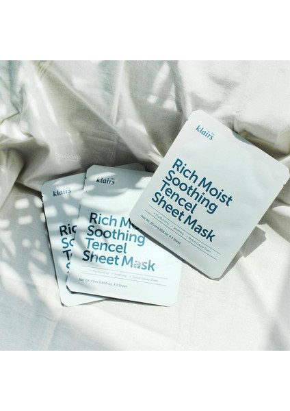 Rich Moist Soothing Tencel Sheet Mask Ultra Nemlendirici Maske 25ML indirimleri