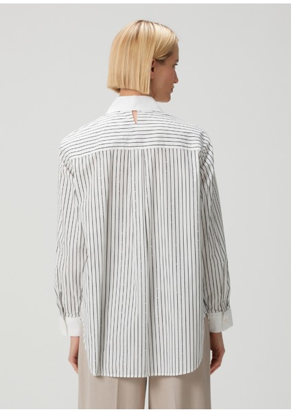 Ciras Siyah Beyaz Çizgili Gömlek fırsatları