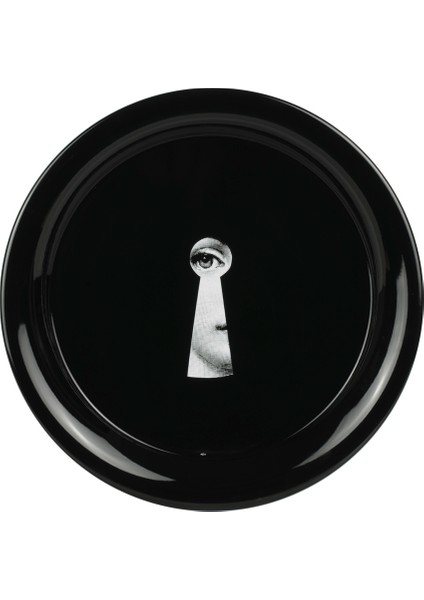 Serratura Siyah Anahtar Baskılı Tepsi