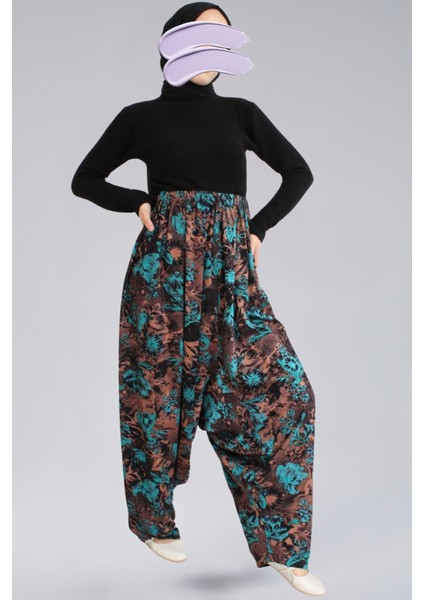 Kışlık Viskon Şalvar - Gabardin Viskon Kadın Şalvar Standart Beden modelleri