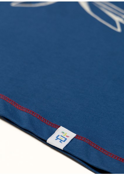 Cool Cone Crew Baskılı Mavi Kısa Kollu Erkek Çocuk T-Shirt modelleri