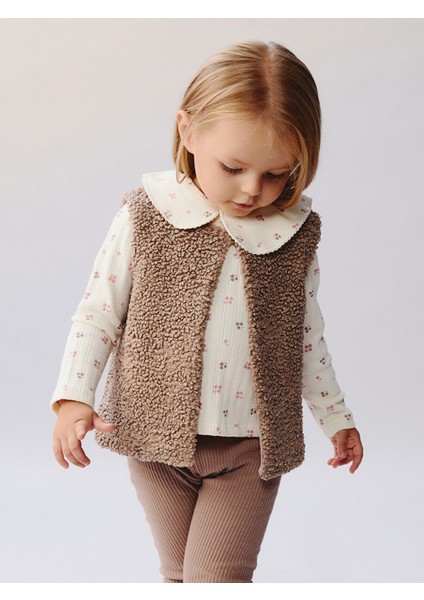 Yeni Sezon Kız Bebek Bluz, Yelek ve Tayt 3'lü fiyatları