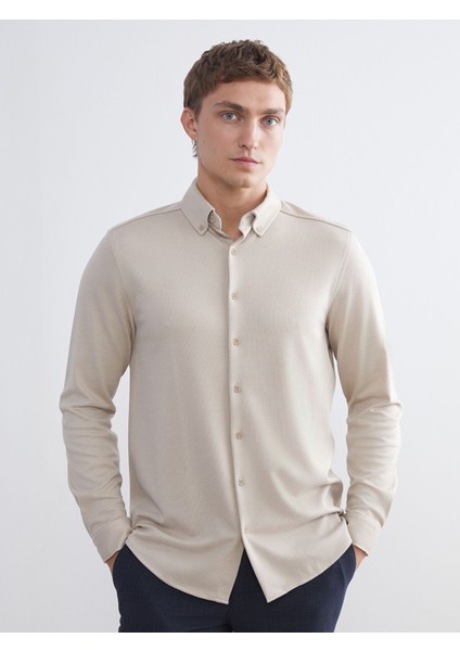 Yeni Sezon Slim Fit Uzun Kollu Erkek Gömlek