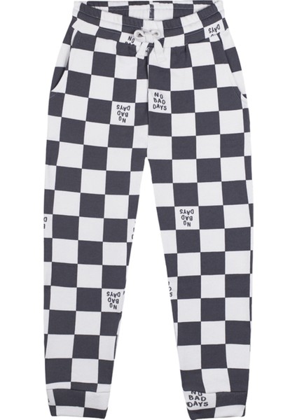 Gri No Bad Days Unisex Çocuk Sweatshirt ve Pantolon 2'li Set modelleri