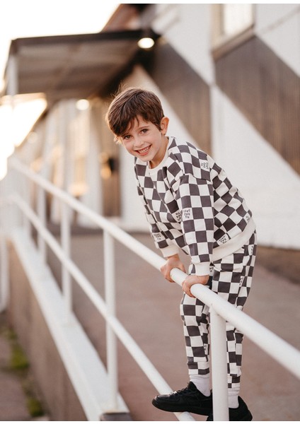 Gri No Bad Days Unisex Çocuk Sweatshirt ve Pantolon 2'li Set indirimleri