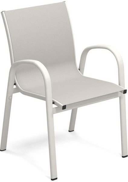 Holly White Alüminyum Bahçe Sandalyesi