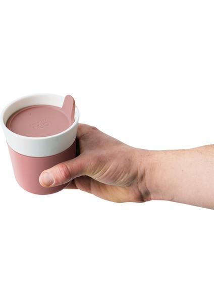 Leo Pembe Porselen Silikon Seyehat Kupası fırsatları