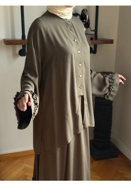 Haki Belmando Oversize Alt Üst Takım 5092 modelleri