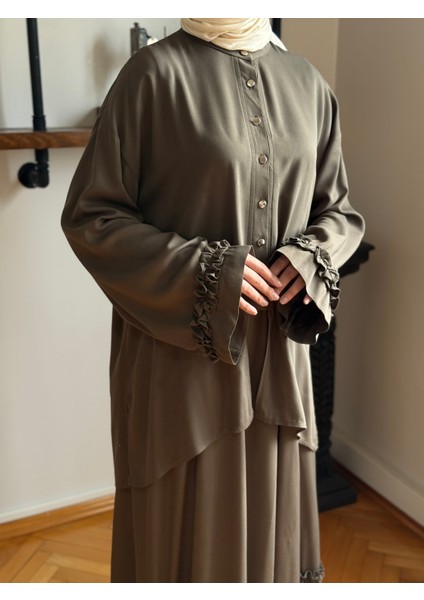 Haki Belmando Oversize Alt Üst Takım 5092 indirimleri