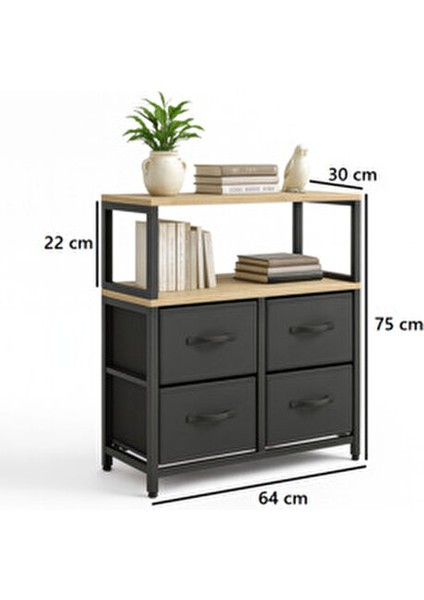 Çok Amaçlı Deri Çekmeceli Düzenleyici Raf Salon Çocuk Odası Organizer Kitaplık Çekmeceli Konsol fiyatları