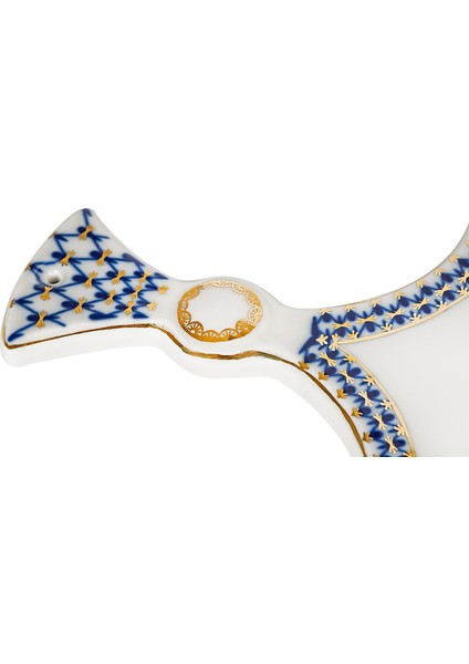 Cobalt Net Mavi Porselen Peynir Tabağı fiyatları