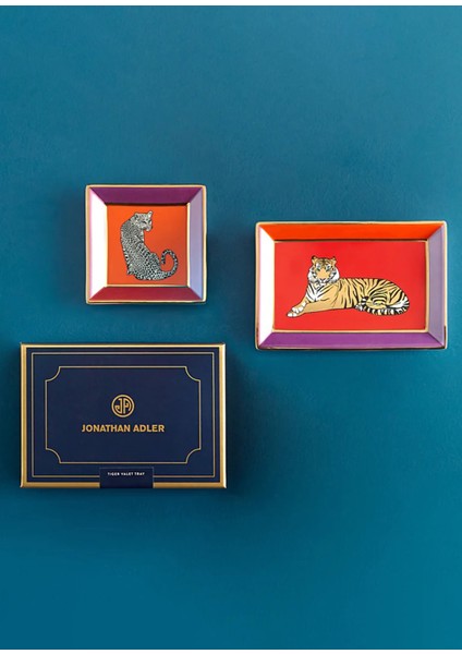 Safari Desenli Seramik Tepsi modelleri