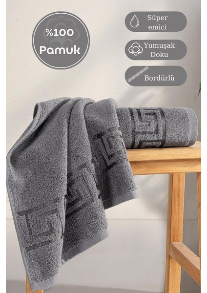 Pamuk Tekli Jakarlı Grek Havlu - 50 x 90 fırsatları